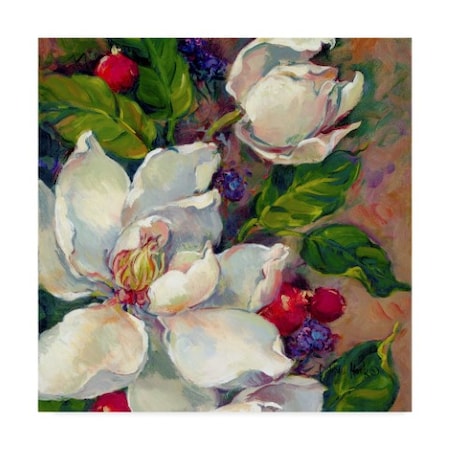 Barbara Mock ' Magnolia Square ' Canvas Art,35x35